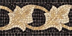 Бордюр Cenefa Afrodita Negro 21.7x43.5 от Vives Ceramica (Испания)