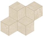 Мозаика керамогранит Marvel Stone Cream Prestige Mosaico Esag. Lapp. (AS2H ) 30x35 от Atlas Concorde (Италия)