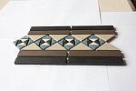 Topcer Victorian designs and borders Бордюр 17,3х28 см, цвет: черный, синий, бежевый, коричневый-3