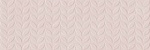 Настенная плитка Vida Struttura Foglia 3D Rosa Rett (RA6M) 30x90 от Ragno (Италия)