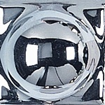 Вставка TACO ESFERA PLATA (ADNE8058) 2x2 от ADEX (Испания)