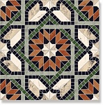 Керамогранит Via Appia Cilena Multicolor 43.5x43.5 от Vives Ceramica (Испания)