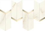 Мозаика Marvel X Calacatta Apuano Mosaico Chevron Lappato (AF8W) 19.2x46.3 от Atlas Concorde (Италия)