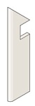 Плинтус MARVEL GREY BATTISCOPA SAG.DX (ASNH) 7.2x30 от Atlas Concorde (Италия)
