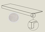 Ступень фронтальная BLEND CONC.GRAD.TOP MOON RET (PF60006948) 32x120x4.5 от ABK Ceramiche (Италия)