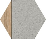 Керамогранит Hexagono Ligard Gris 23x26.6 от Vives Ceramica (Испания)