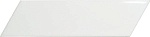 Настенная плитка Chevron White Left Matt 5.2x18.6 Equipe Ceramicas