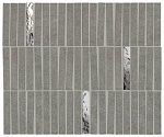 Мозаика Boost Mineral Smoke Mosaico Domino Lux (AIHJ) 35x29.2 от Atlas Concorde (Италия)