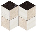 Мозаика керамогранит Marvel Stone Mosaico Esagono Geo Warm Lapp. (AS2M) 25.4x35.2 от Atlas Concorde (Италия)