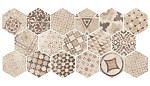 Декор Hexatile  CEMENT GARDEN SAND 17.5x20 Equipe Ceramicas