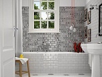 Настенная плитка METRO Patchwork B&W 7.5x15 Equipe Ceramicas-10
