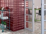 Декор Raspail Celeste 10x20 от Vives Ceramica (Испания)-5