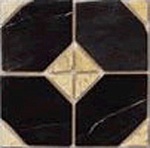 Вставка Taco Iliada-PR Negro 10.8x10.8 от Vives Ceramica (Испания)