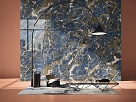 Крупноформатный керамогранит ICARO BLUE MARBLE POL RECT 120X280 (Испания)-2