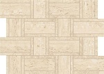 Мозаика Marvel Travertine Sand Mosaico Basketweave (AF9N) 35x47 от Atlas Concorde (Италия)
