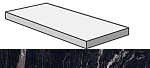 Угловая ступень SENSI GEMS ANG.TOP DX TITAN.BLACK RET правая (PF60005673) 32x120x4.5x2 от ABK Ceramiche (Италия)