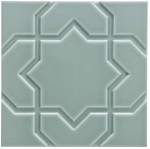 Декор NERI LISO STAR SEA GREEN (ADNE4149) 15x15 от ADEX (Испания)