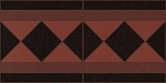 Бордюр Barnet Cenefa Basildon Terra 15.8x31.6 от Vives Ceramica (Испания)