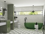 Настенная плитка Stravaganza-R Gris 45x120 от Vives Ceramica (Испания)-7