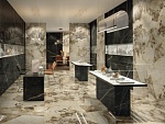 Керамогранит Marvel Calacatta Black Lappato (AFXY) 120x278 от Atlas Concorde (Италия)-4