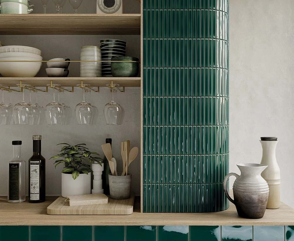 Fayenza | Squre Royal Green - Sweet Bars Royal Green
