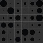 Декор Filippo Soul Tondo Basalto 20x20 от Vives Ceramica (Испания)