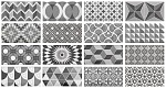 Настенная плитка METRO Patchwork B&W 7.5x15 Equipe Ceramicas