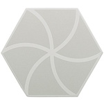 Керамогранит FANCY WAVES GREY (127012) 20x23 от DNA Tiles (Испания)