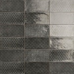 Настенная плитка Rev. DECOR CAMDEN NERO 10x20 от Mainzu (Испания)