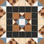 Декор Barnet Halton Marron 31.6x31.6 от Vives Ceramica (Испания)