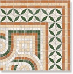 Декор Via Appia Cant. Paxos Verde 43.5x43.5 от Vives Ceramica (Испания)