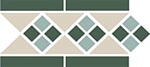 Бордюр Border LISBON with 1 strip (Tr.16, Dots 13+18, Strips 18) 28x15 от TopCer (Португалия)