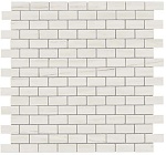 Мозаика керамогранит Marvel Stone Bianco D. Mosaico Lapp. Burattato (AS31) 29.8x29.8 от Atlas Concorde (Италия)