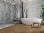 Настенная плитка Mixed Rosa Decoro Fiori di Pesco B Rett. (RA2C) 40x120 от Ragno (Италия)-8