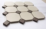Topcer Мозаика (Field materials) Мозаика керамическая сетка 30х30 см (цвет 16 + цвет 29)-3