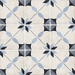 Керамогранит ART NOUVEAU ARCADE BLUE 24411 20x20  Equipe Ceramicas