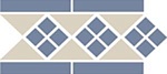 Бордюр Border LISBON with 1 strip (Tr.16, Dots 11, Strips 11) 28x15 от TopCer (Португалия)