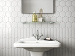 Настенная плитка Chevron White Left Matt 5.2x18.6 Equipe Ceramicas-6