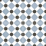 Плитка Nice Ker Chic Howard Blue 45.2x45.2 / Ниче Кэр Чик Ховард Блю 45.2x45.2 (NKR_CH_HO_BLU_DP)