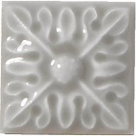 Вставка STUDIO TACO RELIEVE FLOR Nº 2 GRAYSTONE (ADST4066) 3x3 от ADEX (Испания)