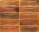 Настенная плитка HANOI ARCO BURNT RED 30066 6.5x20  Equipe Ceramicas