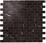 Мозаика керамогранит Marvel Stone Nero M. Mosaico Lapp. Burattato (AS35) 29.8x29.8 от Atlas Concorde (Италия)