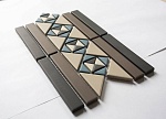 Topcer Victorian designs and borders Бордюр 17,3х28 см, цвет: черный, синий, бежевый, коричневый-2