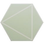 Керамогранит FANCY LINES MINT (127020) 20x23 от DNA Tiles (Испания)