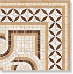 Декор Via Appia Cant. Paxos Marron 43.5x43.5 от Vives Ceramica (Испания)
