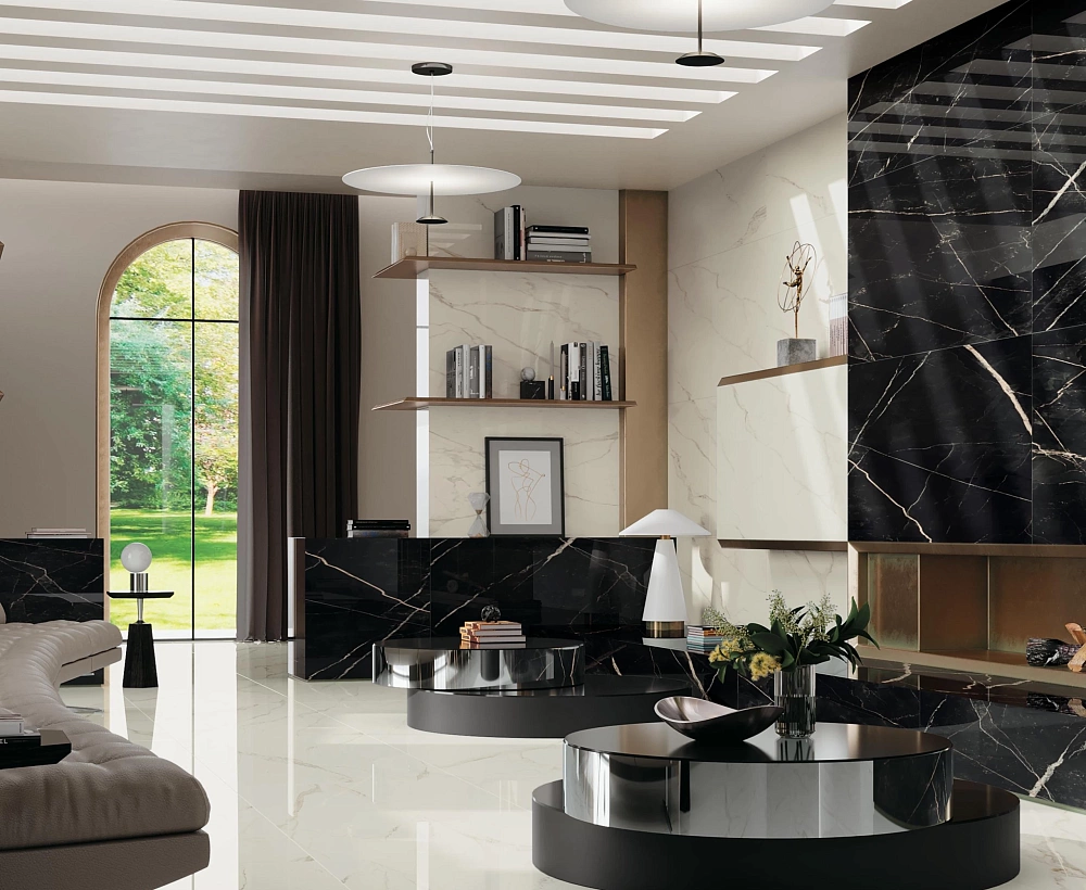 Empire | Calacatta Diamond - Calacatta Black