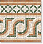 Декор Via Appia Cen. Nola Verde 43.5x43.5 от Vives Ceramica (Испания)-2