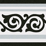Декор 1900 Gibert-2 Gris 20x20 от Vives Ceramica (Испания)