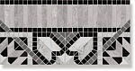 Декор Via Appia Cen. Samos Negro 21.7x43.5 от Vives Ceramica (Испания)-2