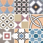 Керамогранит CAPRICE PATCHWORK COLOURS 22104 20x20  Equipe Ceramicas